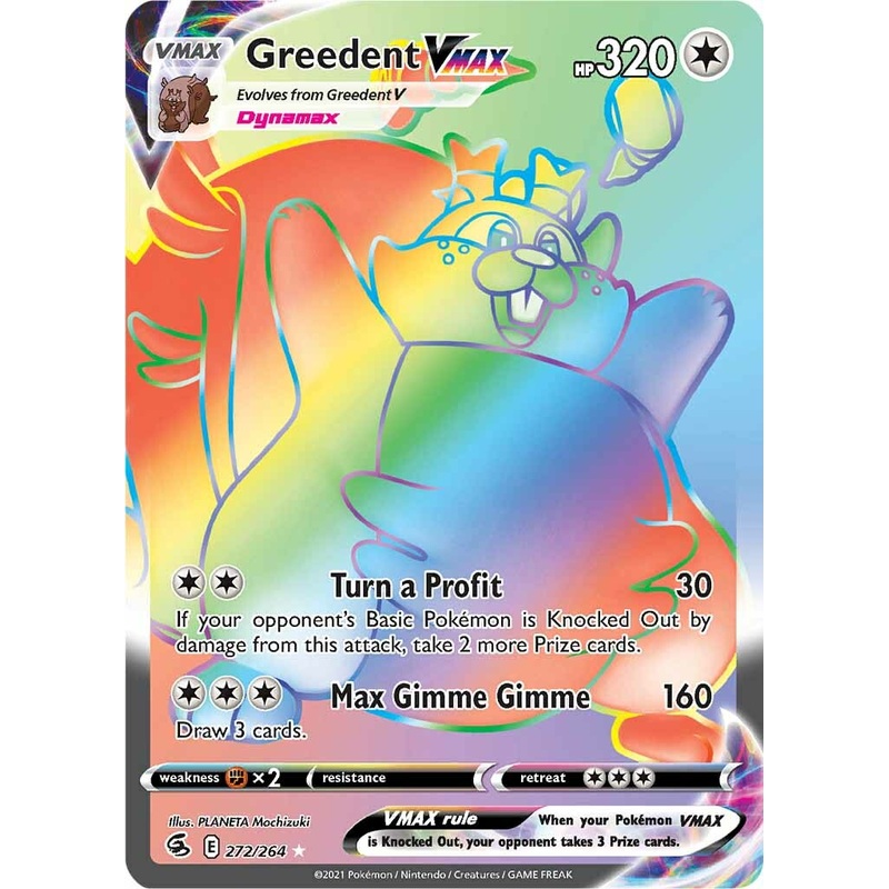 Greedent VMAX (272/264) [Sword & Shield: Fusion Strike]
