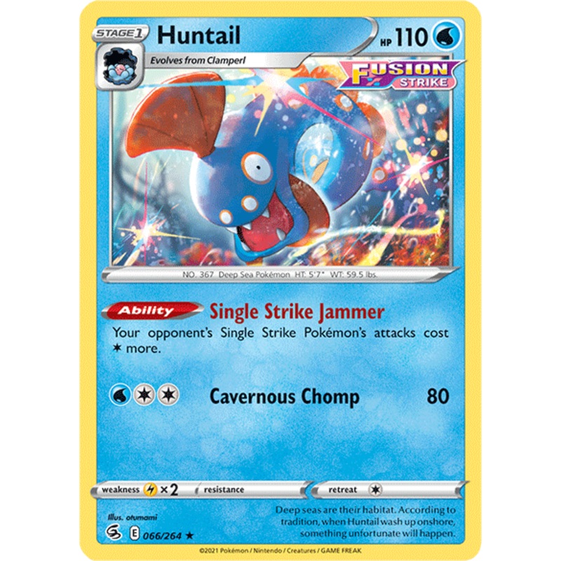 Huntail (066/264) [Sword & Shield: Fusion Strike]
