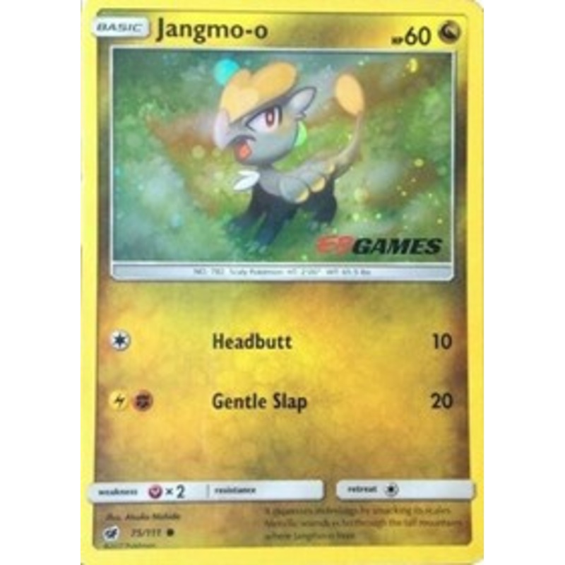 Jangmo-o (75/111) (Cosmos Holo) (EB Games Promo) [Sun & Moon: Crimson Invasion]