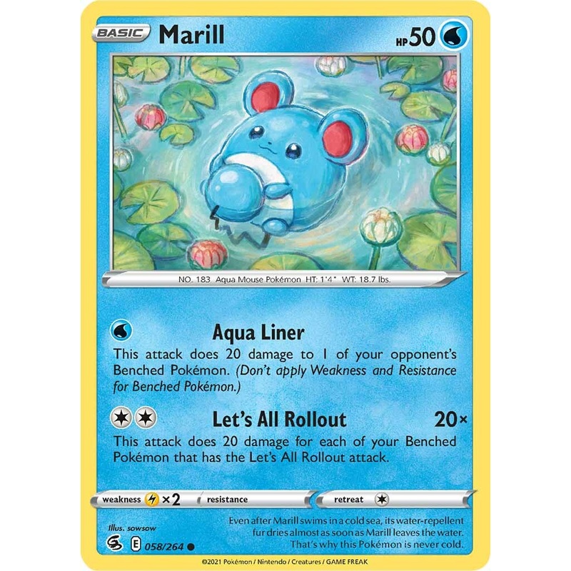 Marill (058/264) [Sword & Shield: Fusion Strike]