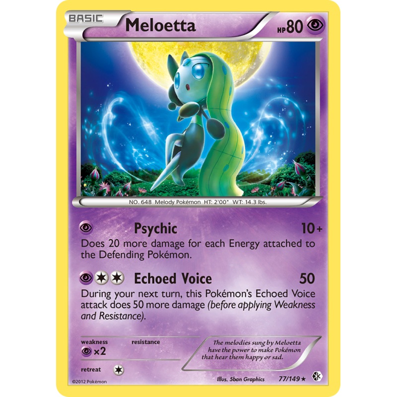 Meloetta (77/149) (Theme Deck Exclusive) [Black & White: Boundaries Crossed]