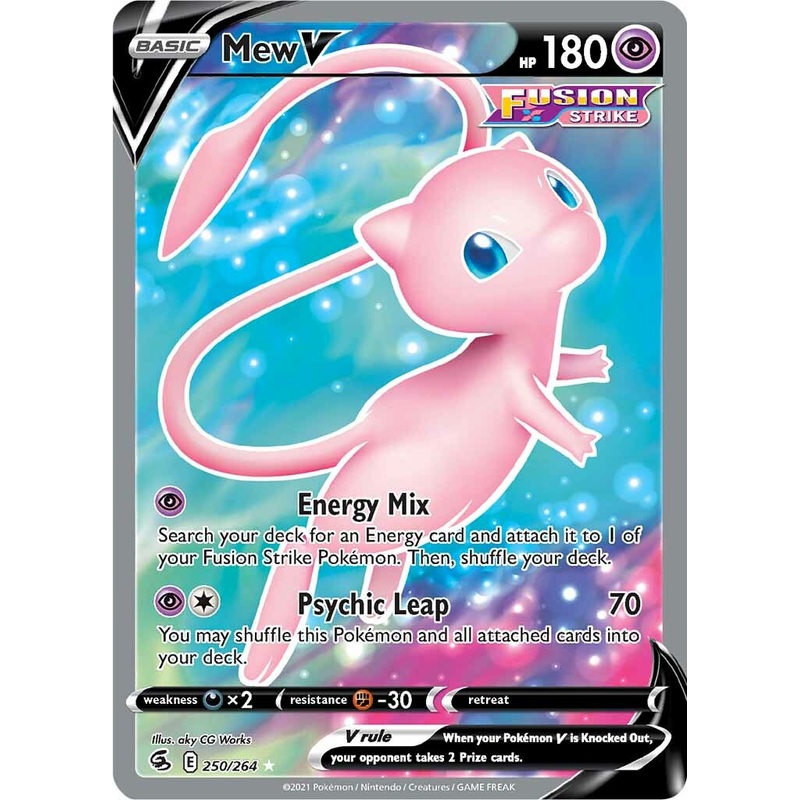 Mew V (250/264) [Sword & Shield: Fusion Strike]