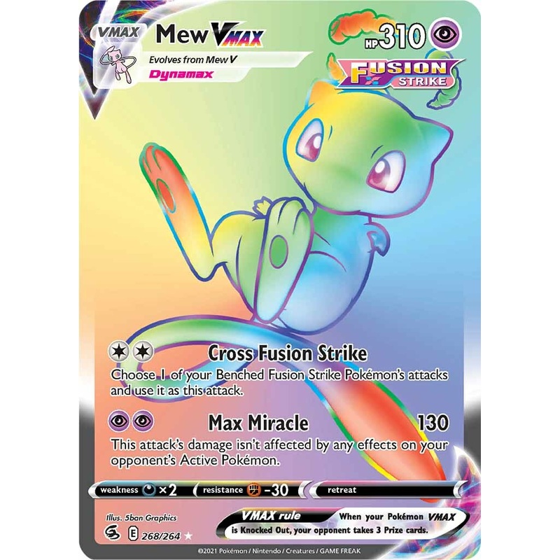 Mew VMAX (268/264) [Sword & Shield: Fusion Strike]