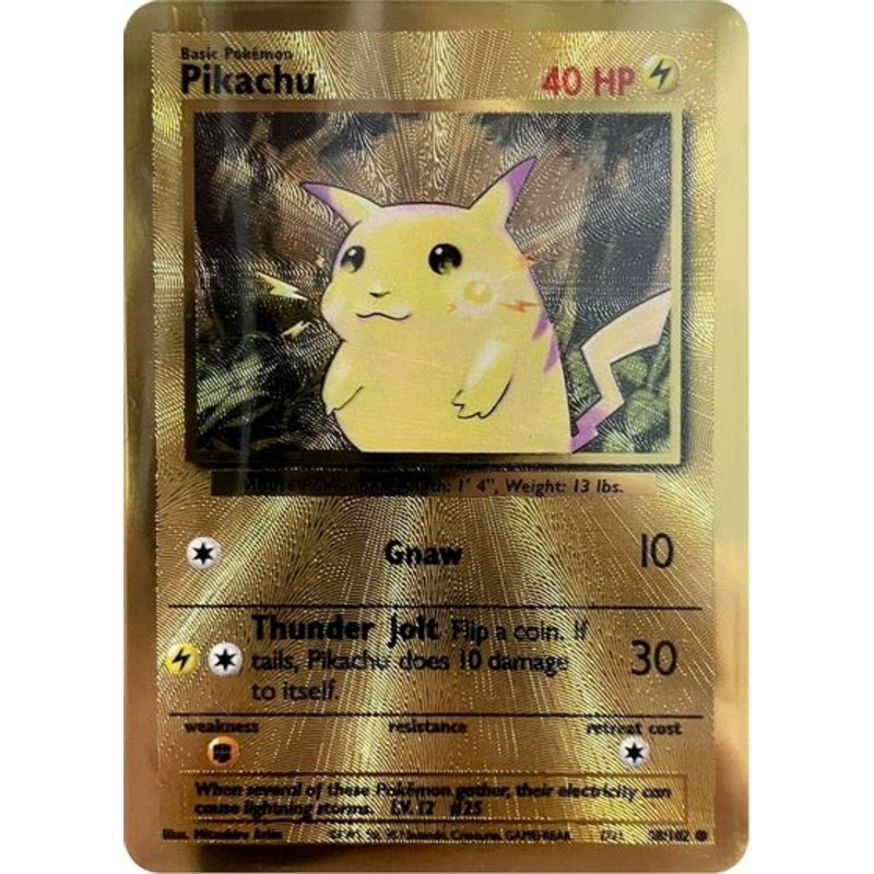 Pikachu (58/102) (Celebrations Metal Card) [Celebrations: 25th Anniversary]