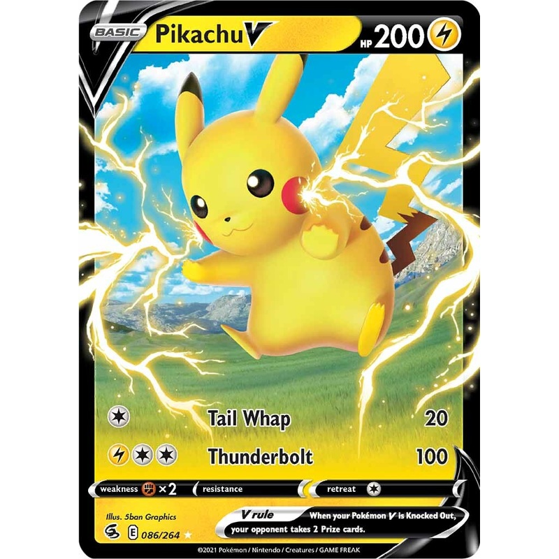 Pikachu V (086/264) [Sword & Shield: Fusion Strike]