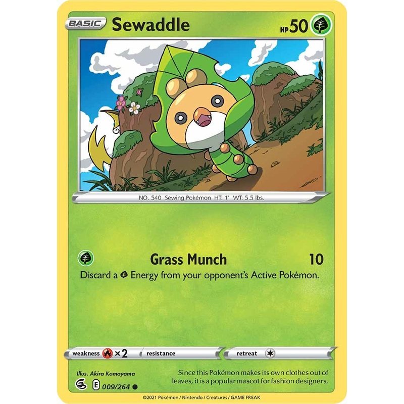 Sewaddle (009/264) [Sword & Shield: Fusion Strike]