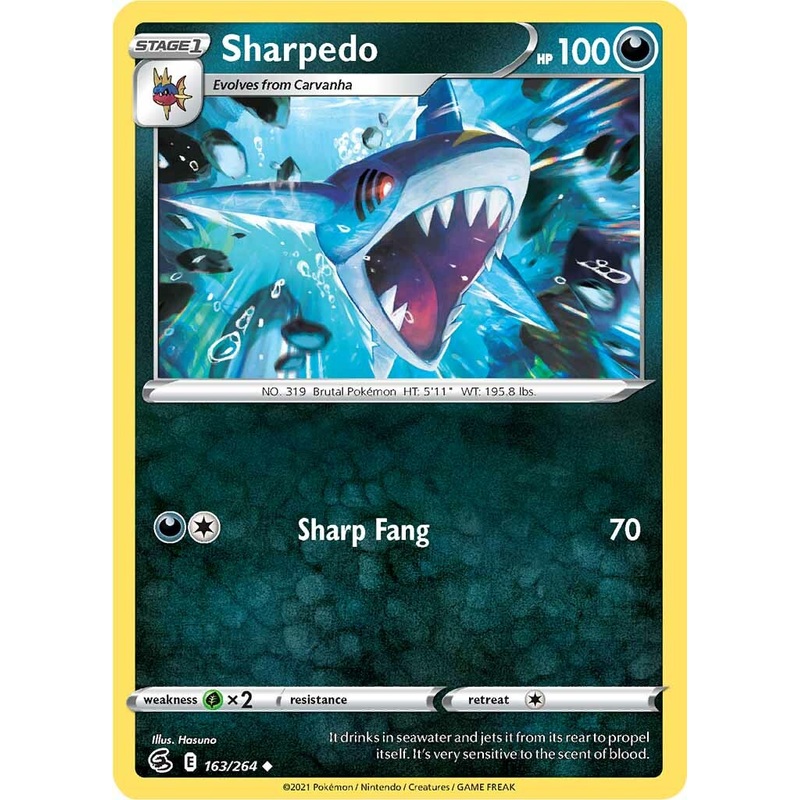 Sharpedo (163/264) [Sword & Shield: Fusion Strike]
