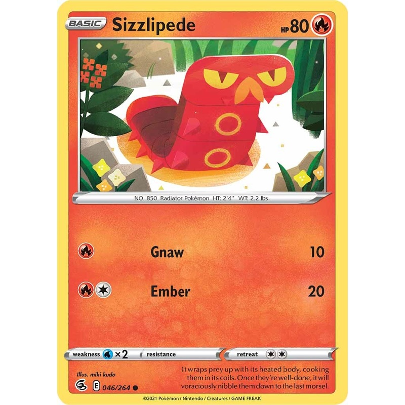Sizzlipede (046/264) [Sword & Shield: Fusion Strike]