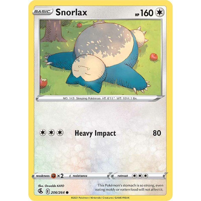 Snorlax (206/264) [Sword & Shield: Fusion Strike]