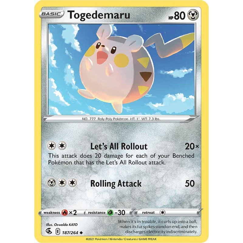 Togedemaru (187/264) [Sword & Shield: Fusion Strike]