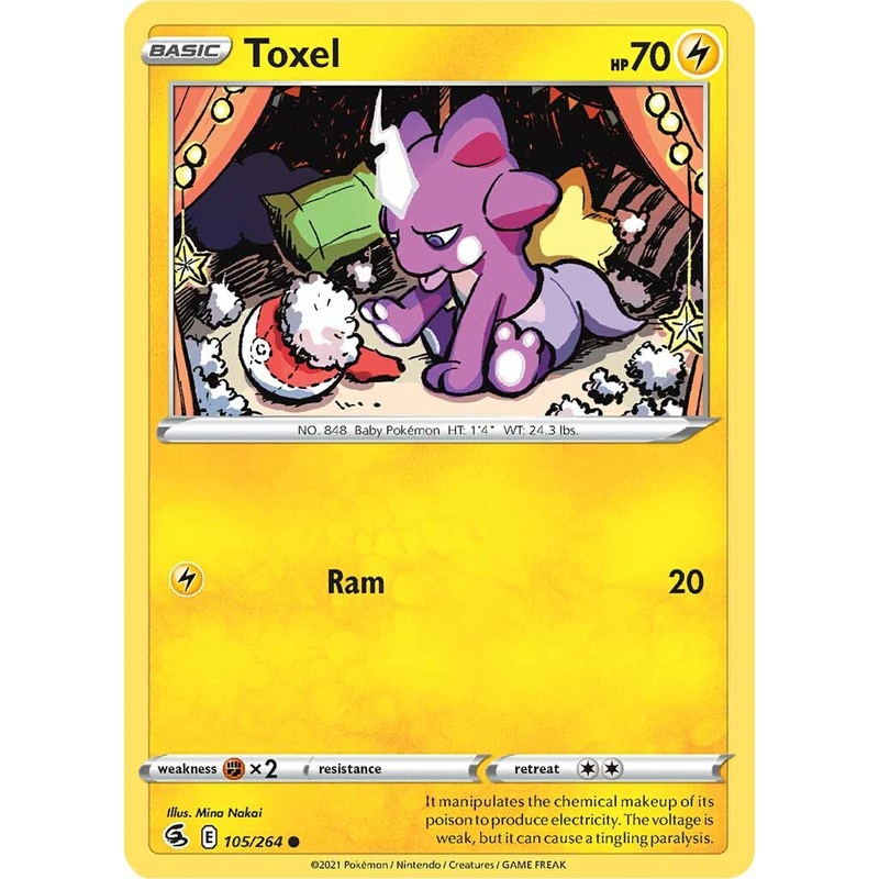 Toxel (105/264) [Sword & Shield: Fusion Strike]