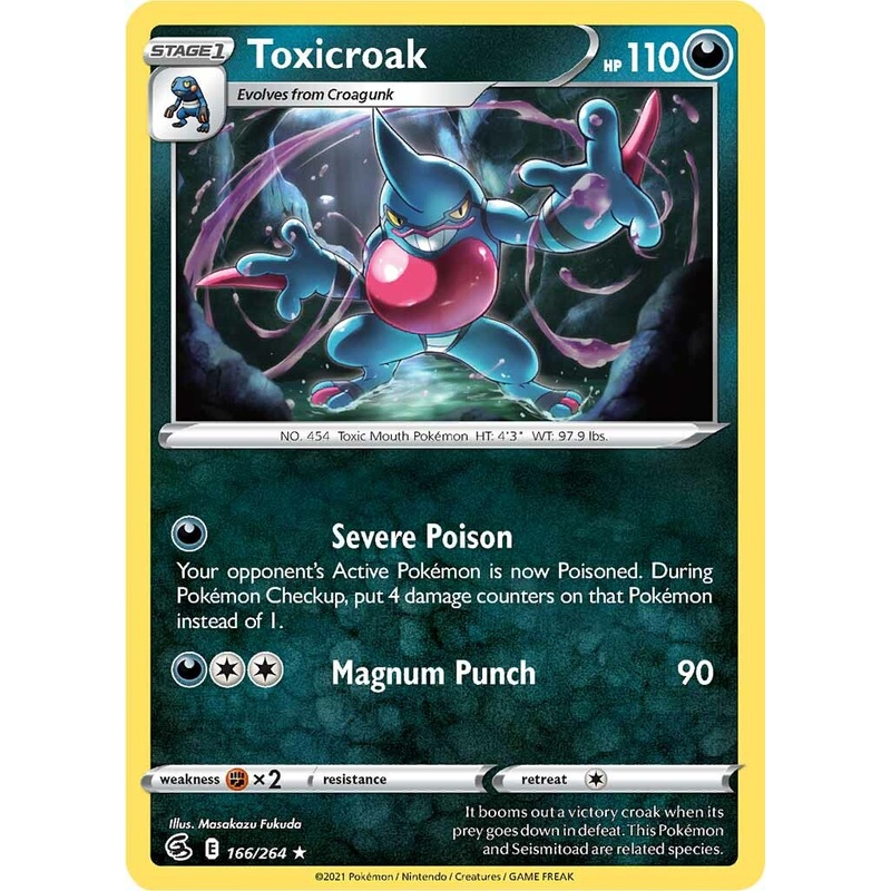 Toxicroak (166/264) [Sword & Shield: Fusion Strike]