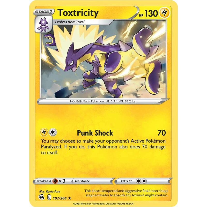Toxtricity (107/264) [Sword & Shield: Fusion Strike]