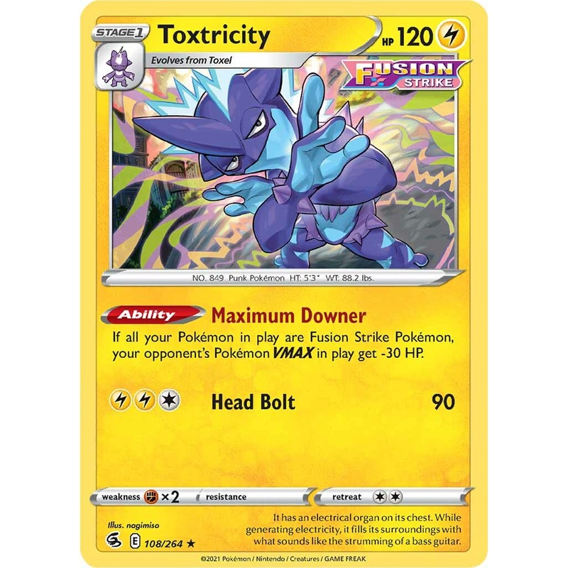Toxtricity (108/264) [Sword & Shield: Fusion Strike]