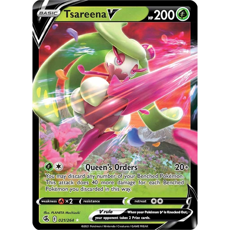 Tsareena V (021/264) [Sword & Shield: Fusion Strike]
