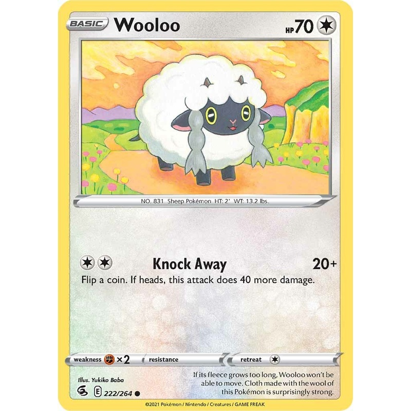 Wooloo (222/264) [Sword & Shield: Fusion Strike]