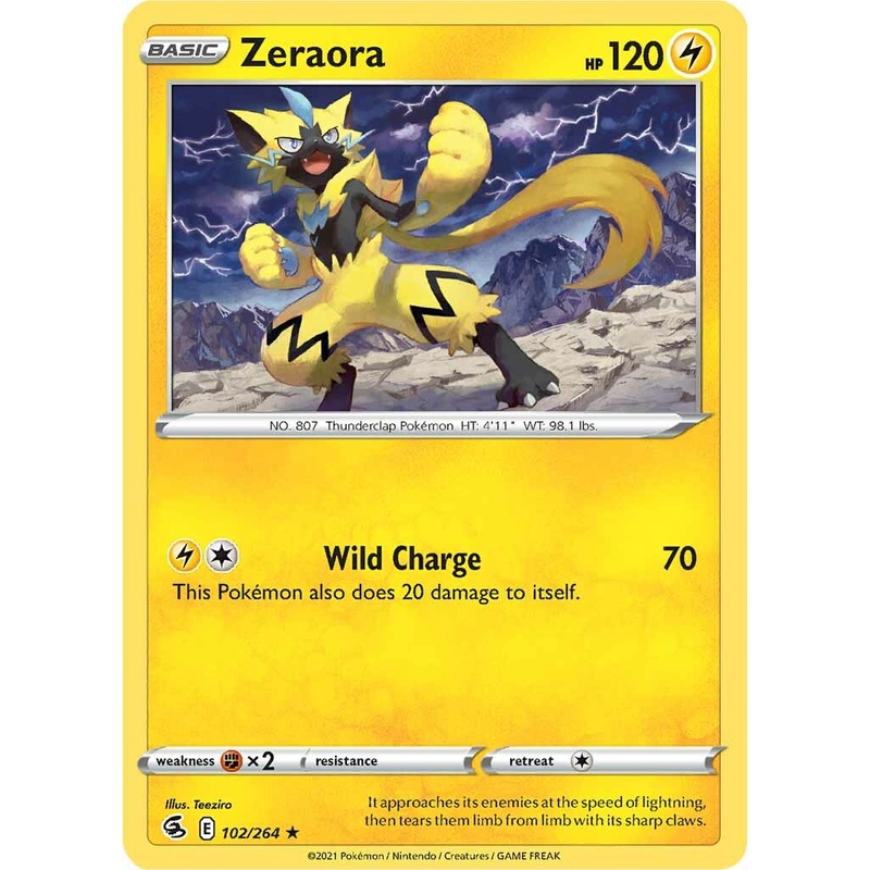 Zeraora (102/264) [Sword & Shield: Fusion Strike]