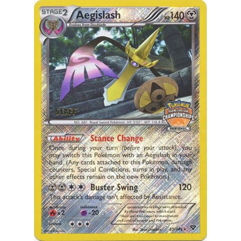 Aegislash (85/146) (Regional Championship Promo Staff) [XY: Base Set]