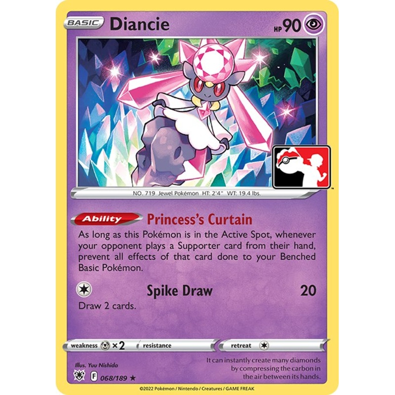 Diancie (068/189) [Prize Pack Series Three]