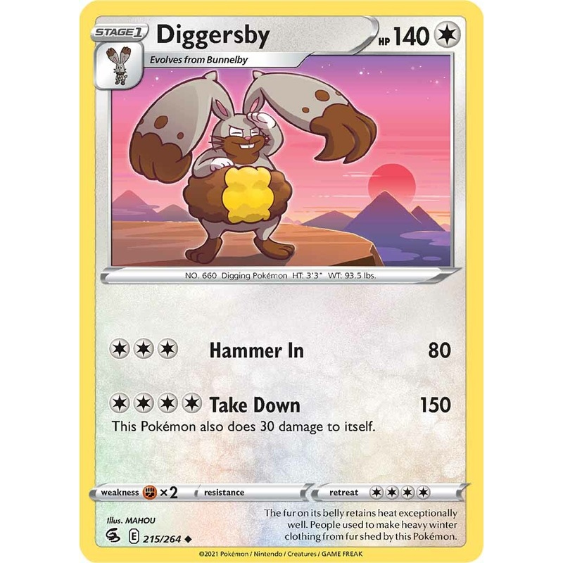 Diggersby (215/264) [Sword & Shield: Fusion Strike]