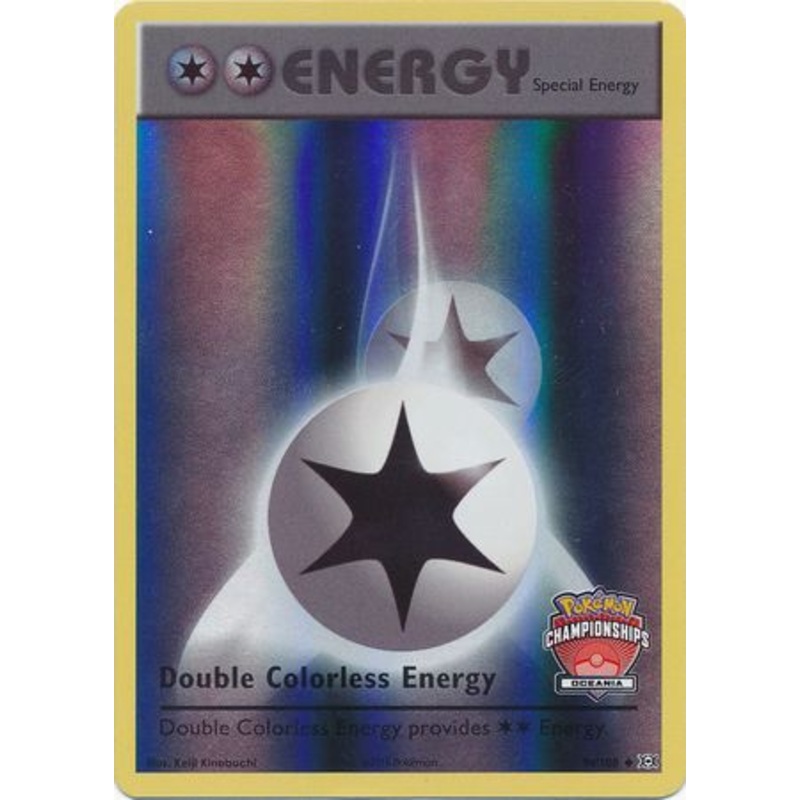 Double Colorless Energy (90/108) (Oceania Championship Promo) [XY: Evolutions]