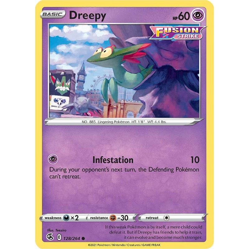 Dreepy (128/264) [Sword & Shield: Fusion Strike]