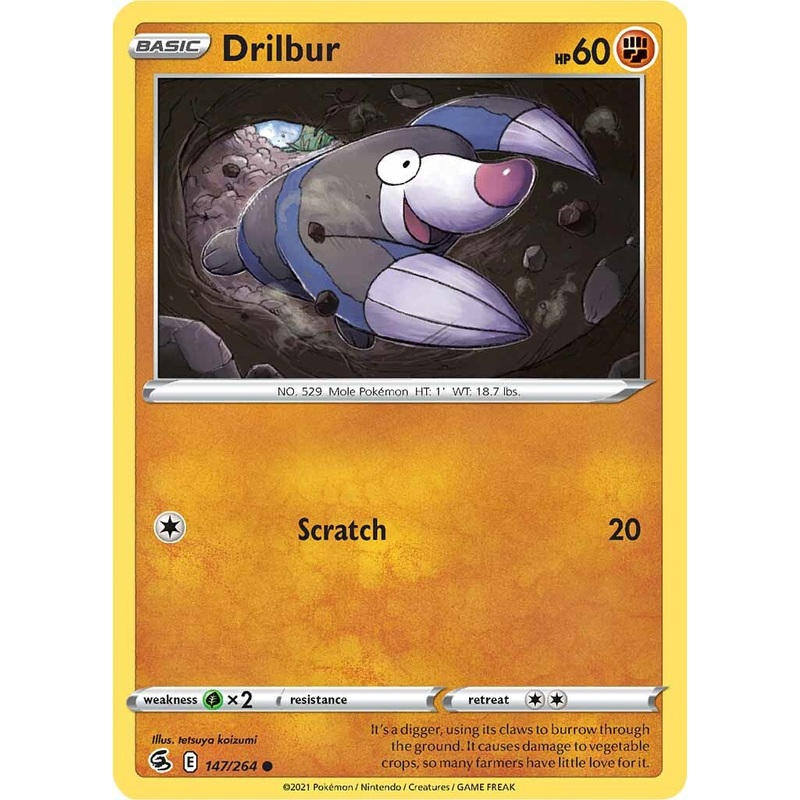 Drilbur (147/264) [Sword & Shield: Fusion Strike]