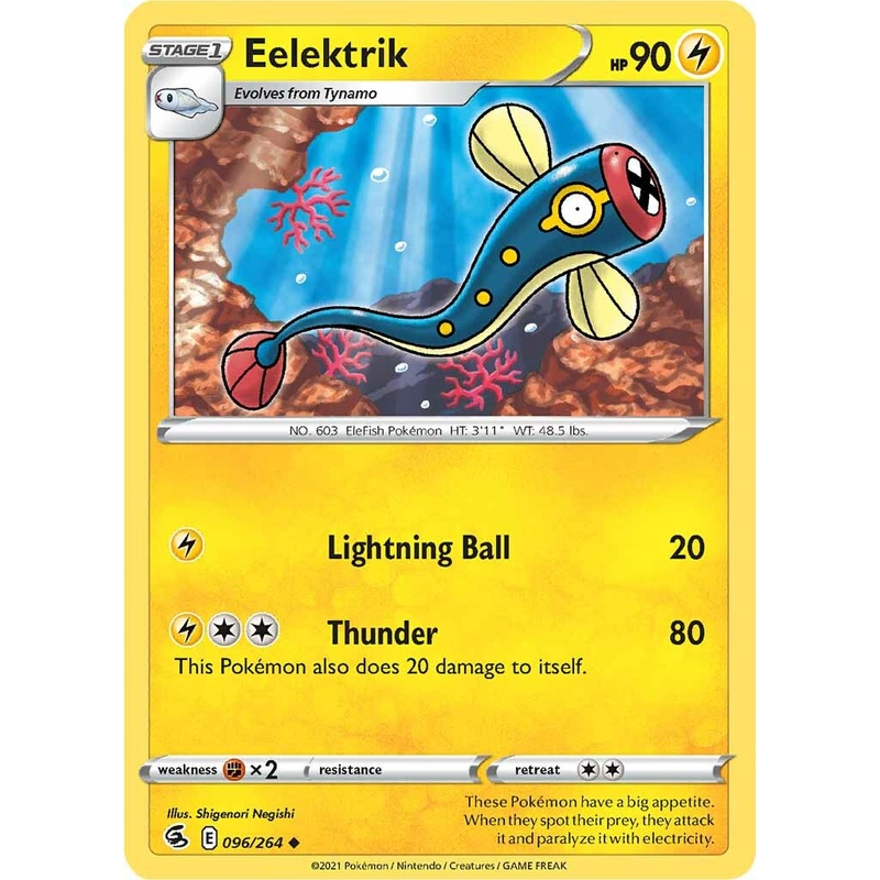Eelektrik (096/264) [Sword & Shield: Fusion Strike]