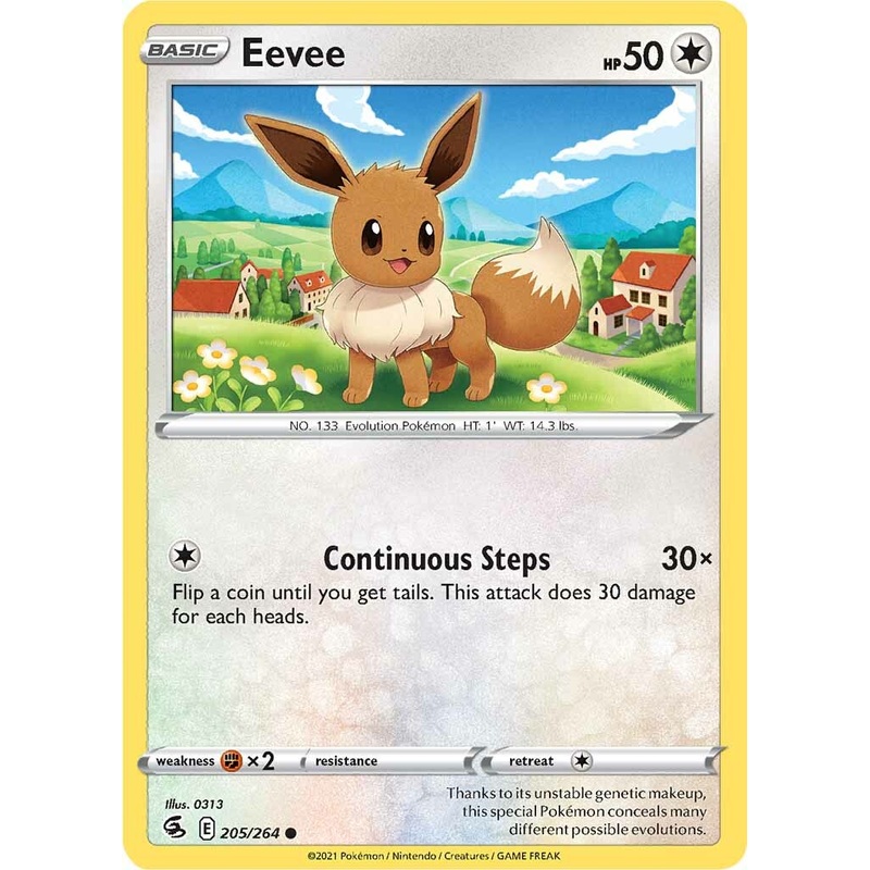 Eevee (205/264) [Sword & Shield: Fusion Strike]