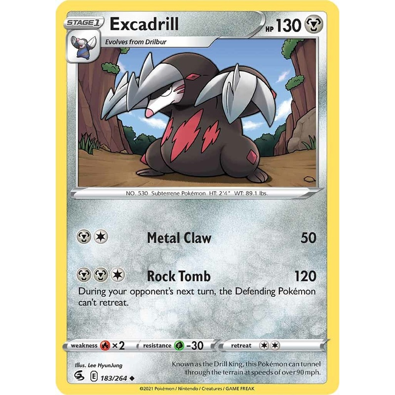 Excadrill (183/264) [Sword & Shield: Fusion Strike]