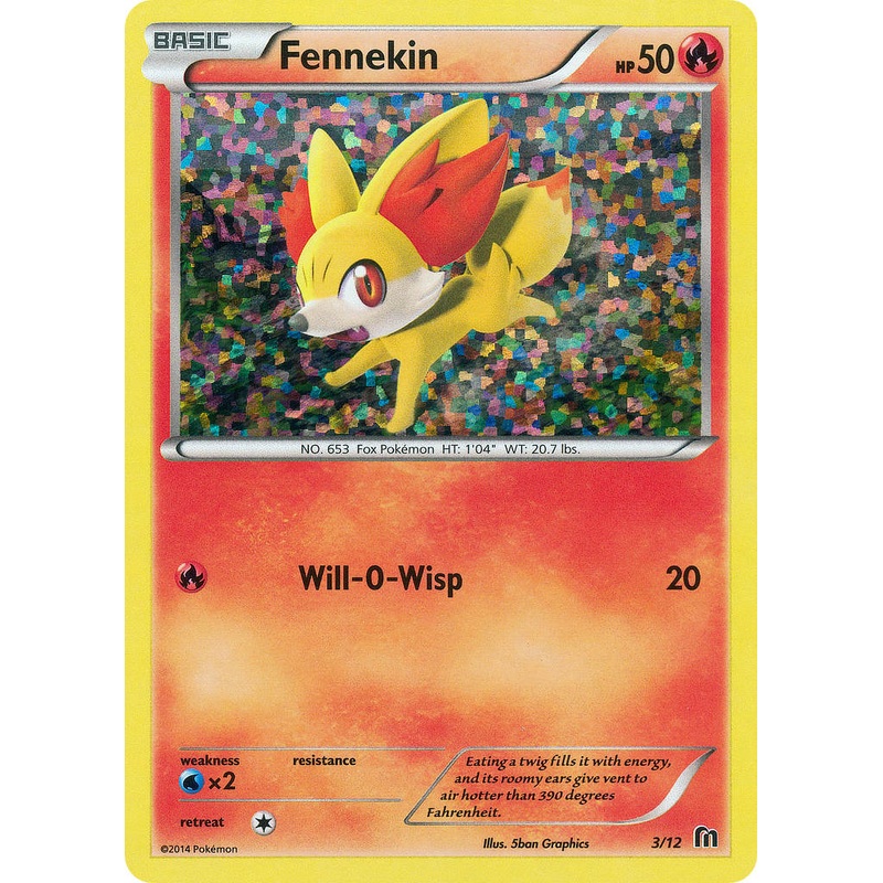 Fennekin (3/12) [McDonald's Promos: 2016 Collection]