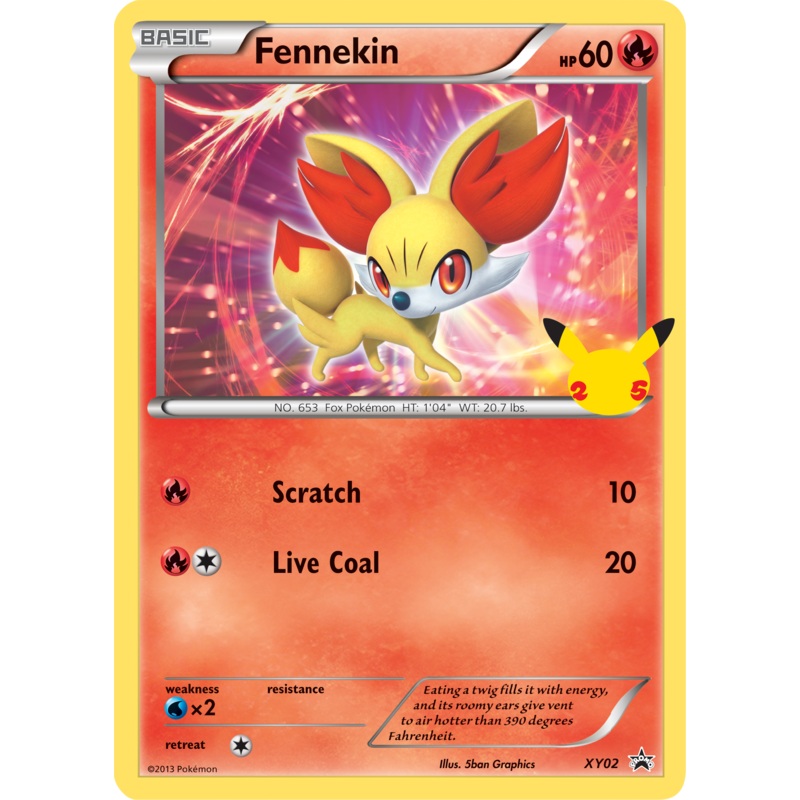 Fennekin (XY02) (Jumbo Card) [First Partner Pack]