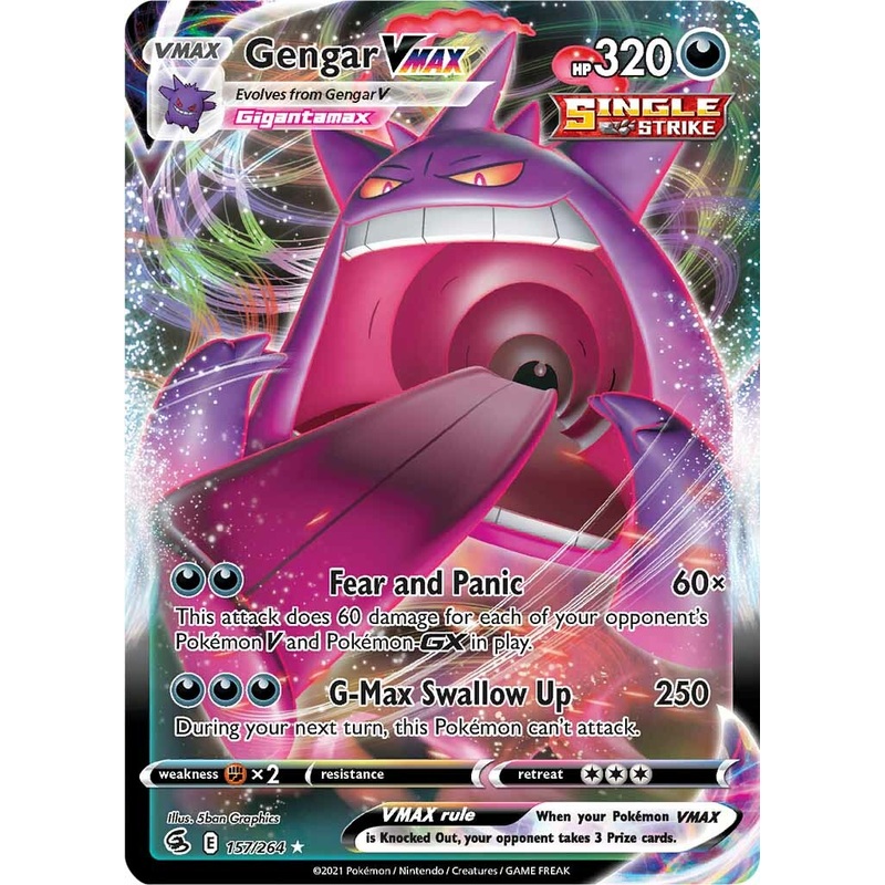Gengar VMAX (157/264) [Sword & Shield: Fusion Strike]