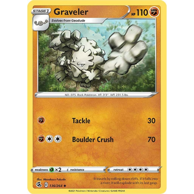Graveler (136/264) [Sword & Shield: Fusion Strike]