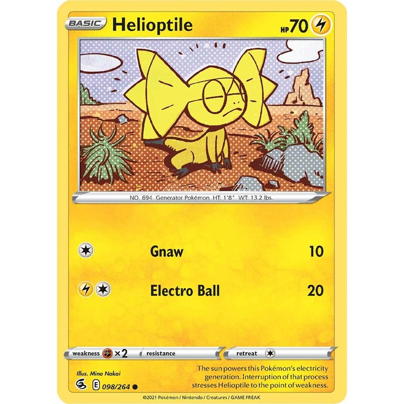 Helioptile (098/264) [Sword & Shield: Fusion Strike]