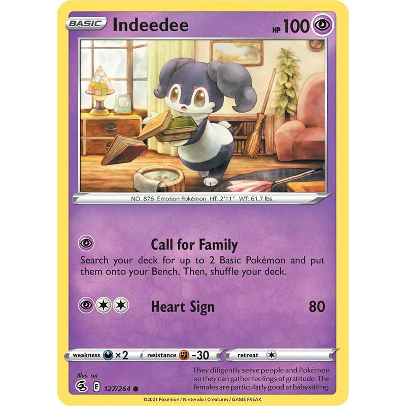 Indeedee (127/264) [Sword & Shield: Fusion Strike]