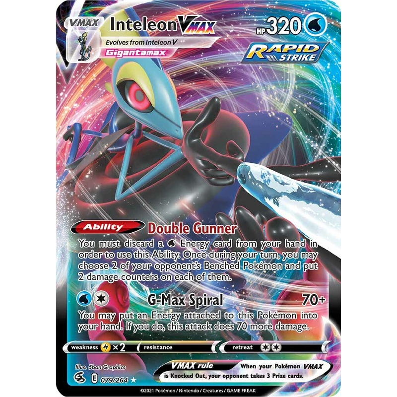Inteleon VMAX (079/264) [Sword & Shield: Fusion Strike]