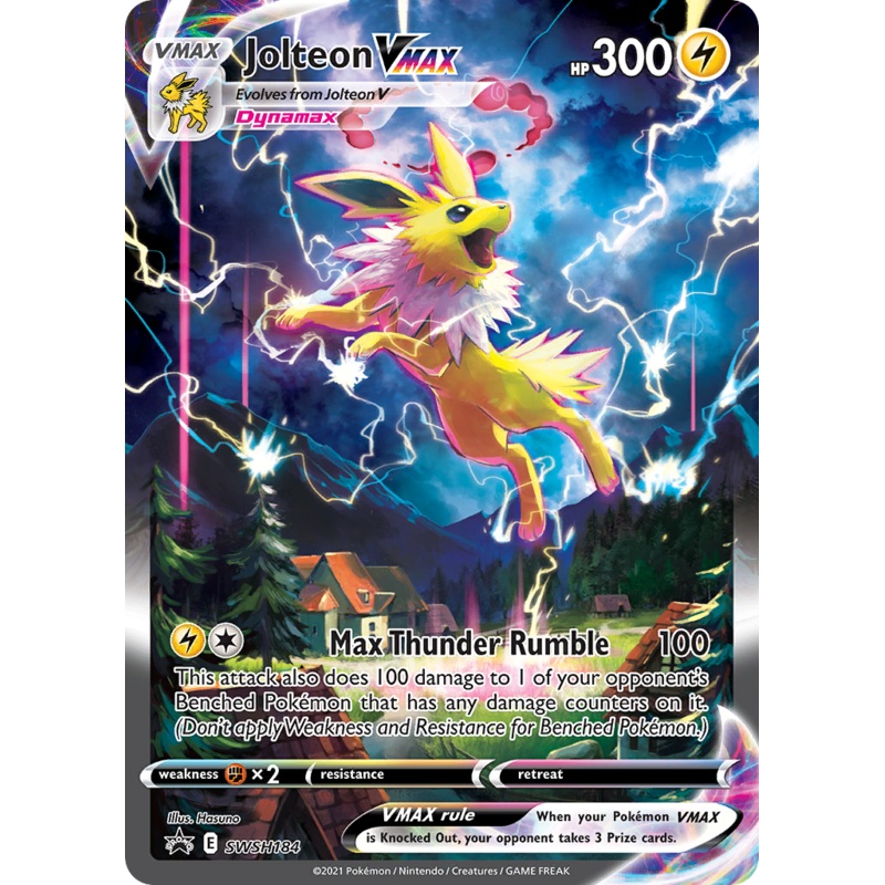 Jolteon VMAX (SWSH184) (Jumbo Card) [Sword & Shield: Black Star Promos]