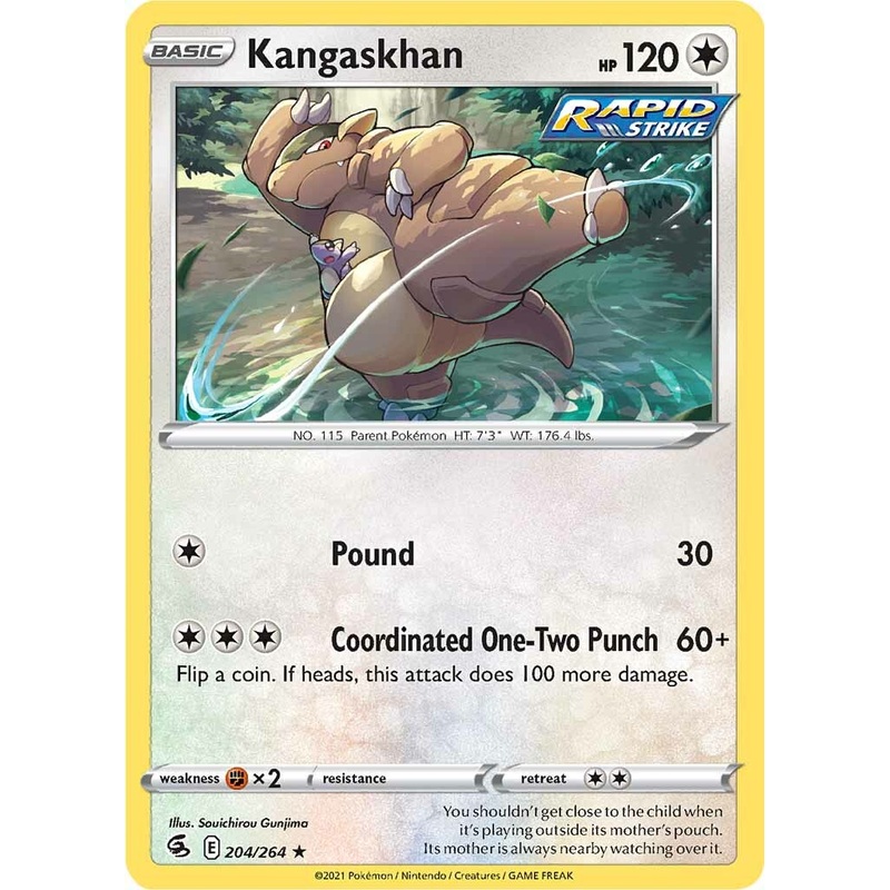 Kangaskhan (204/264) [Sword & Shield: Fusion Strike]