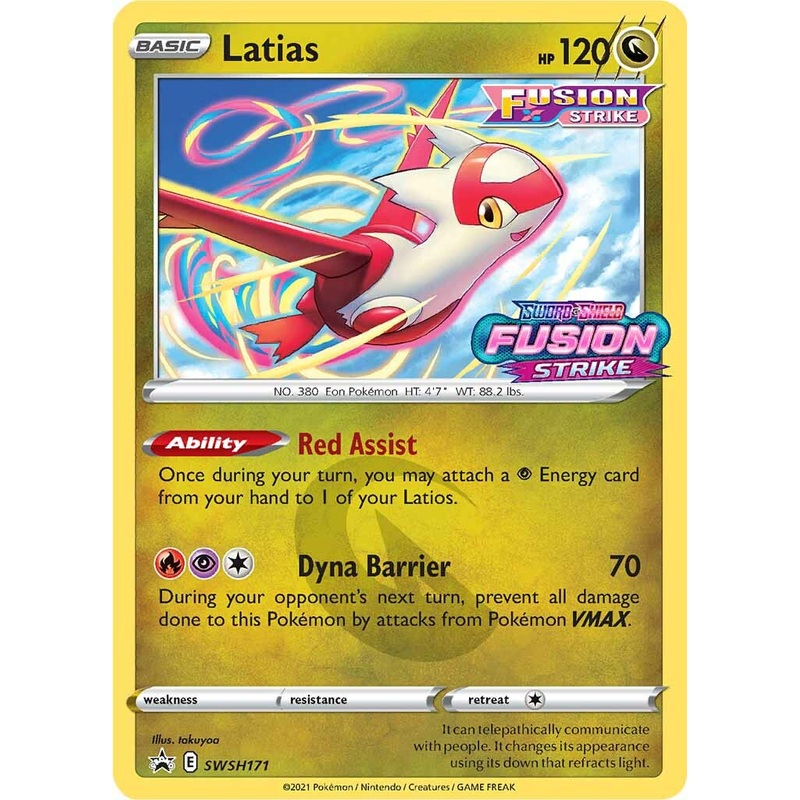 Latias (SWSH171) (Prerelease Promo) [Sword & Shield: Black Star Promos]