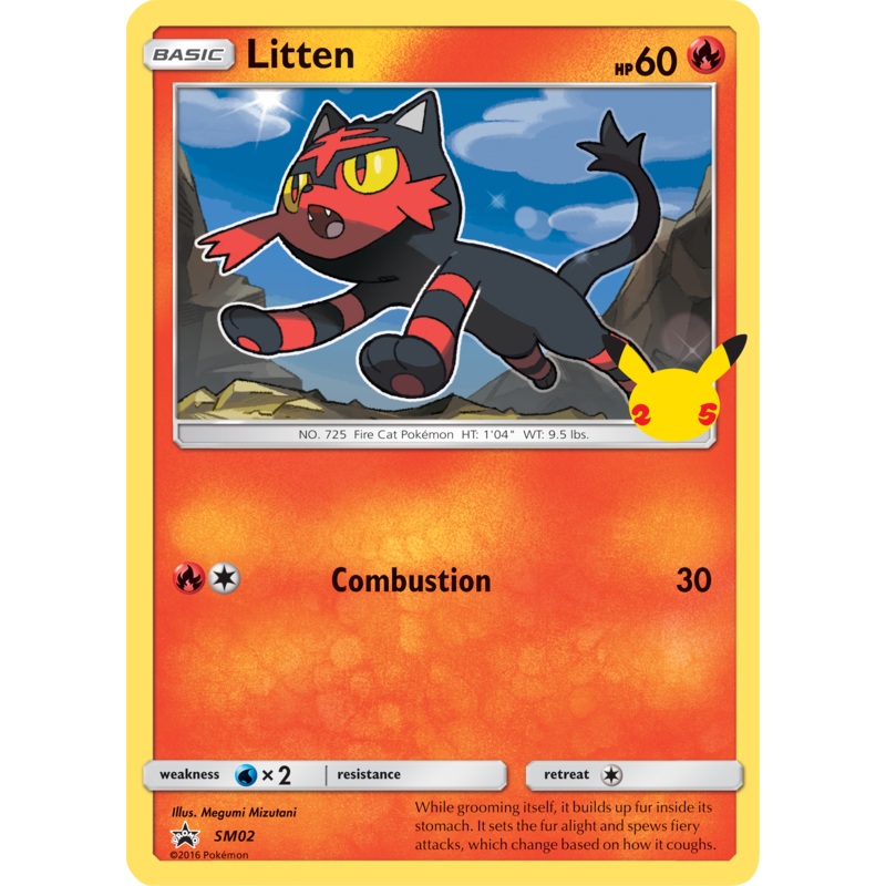 Litten (SM02) (Jumbo Card) [First Partner Pack]