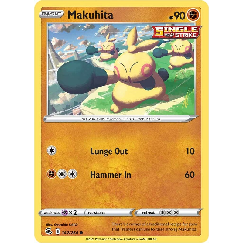 Makuhita (142/264) [Sword & Shield: Fusion Strike]