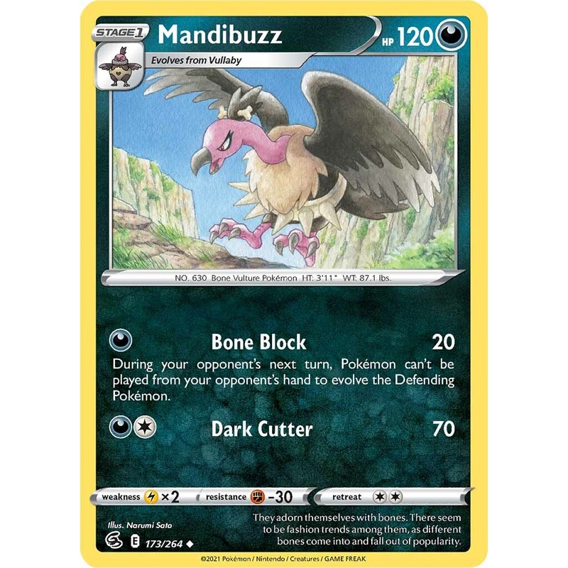 Mandibuzz (173/264) [Sword & Shield: Fusion Strike]
