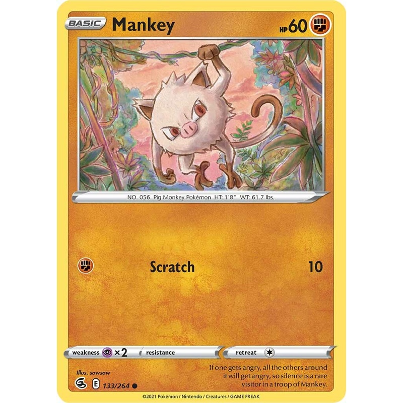 Mankey (133/264) [Sword & Shield: Fusion Strike]