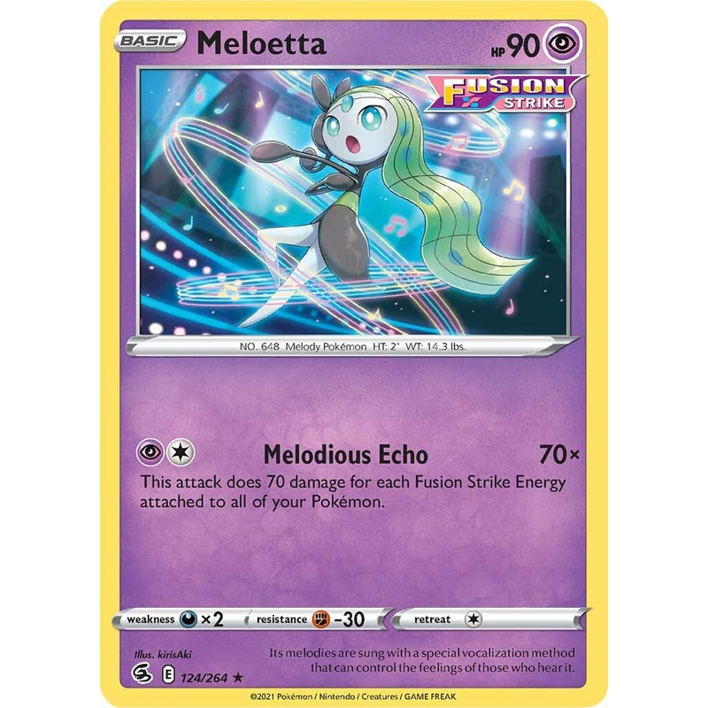 Meloetta (124/264) [Sword & Shield: Fusion Strike]
