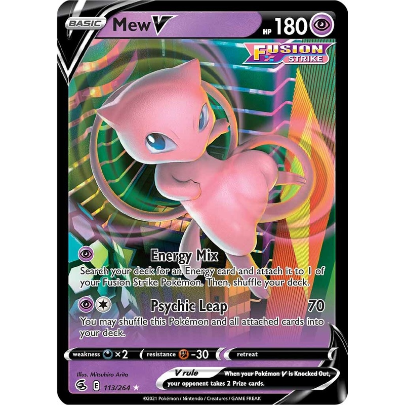 Mew V (113/264) [Sword & Shield: Fusion Strike]