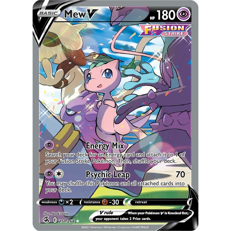 Mew V (251/264) [Sword & Shield: Fusion Strike]