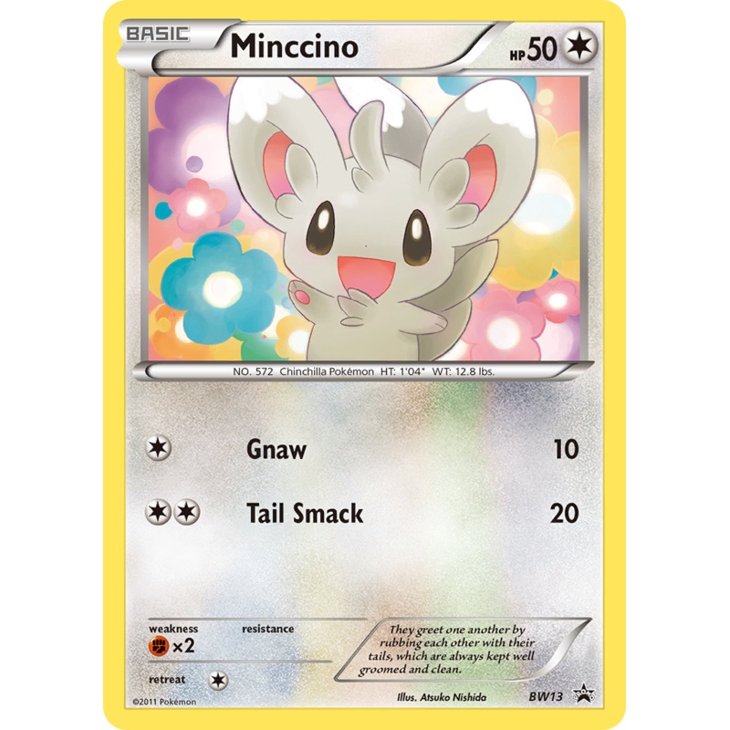 Minccino (BW13) (Cracked Ice Holo) [Black & White: Black Star Promos]