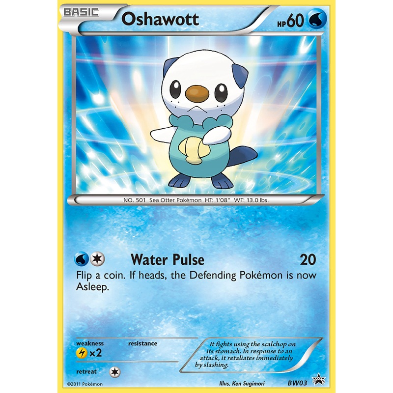 Oshawott (BW03) [Black & White: Black Star Promos]