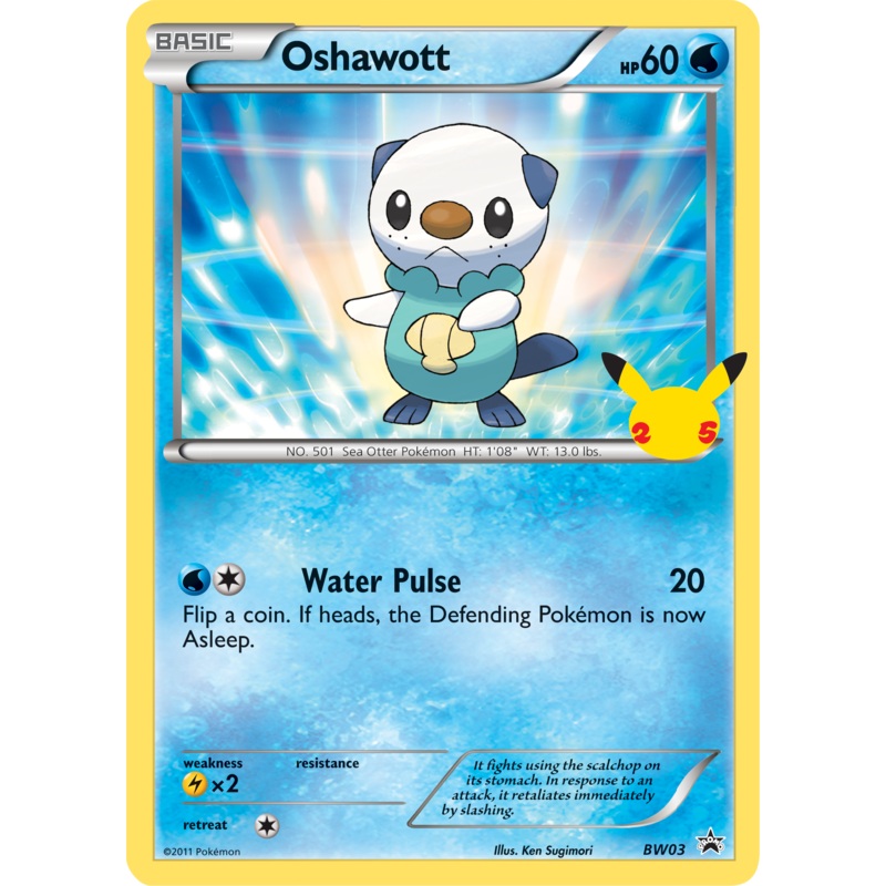 Oshawott (BW03) (Jumbo Card) [First Partner Pack]